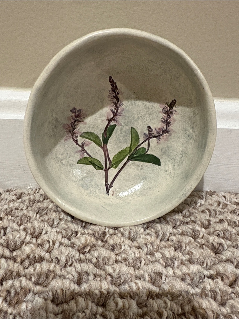 Salt Marsh Pottery Hand-Painted Botanical